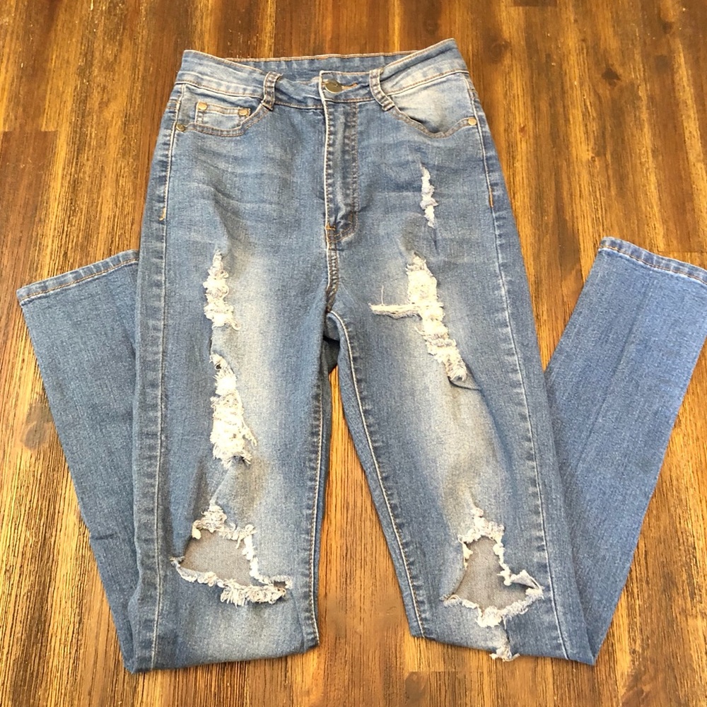 Ripped jeans!